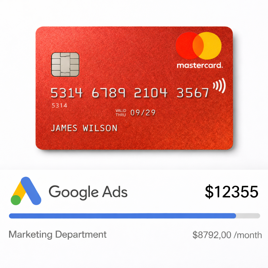 Google Ads floating card